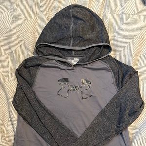 Boys youth large dri fit fabric hoodie.